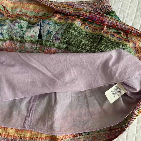 Alice + Olivia Jojo Tiered Ruffle Miniskirt in Vintage Summer Lavender - Picture 11 of 13